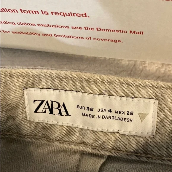 Zara Trendy Gray Cargo Pants size 4 - Picture 12 of 14